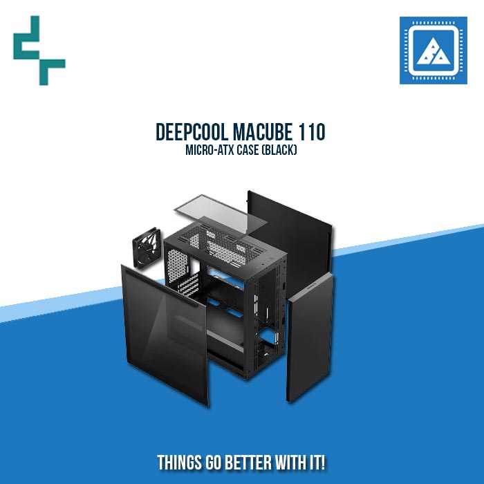 DEEPCOOL MACUBE 110 MICRO-ATX CASE (BLACK) DEEPCOOL MACUBE 110 MICRO-ATX CASE (BLACK)